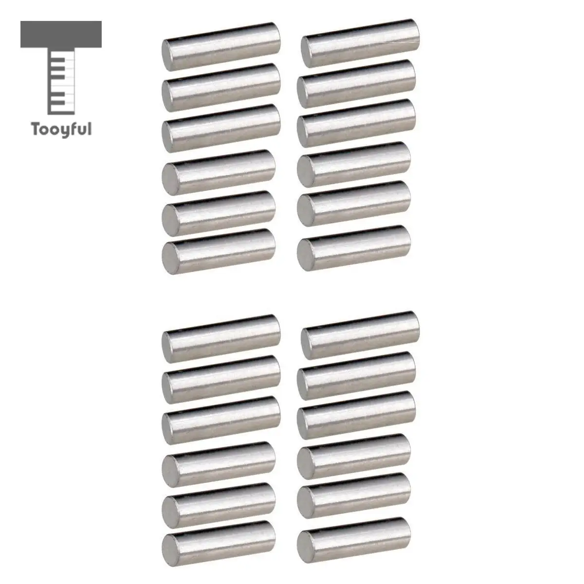 Tooyful 24 шт Alnico 5 Humbucker Пикап Polepiece пикап Магнит пули стержни для частей