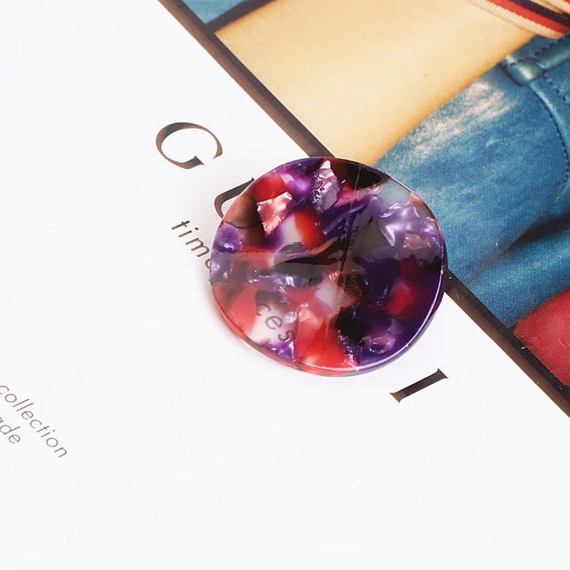 DIY Jewelry аксессуары Япония и Южная Корея ацетат Harajuku серьги круглой формы Форма d