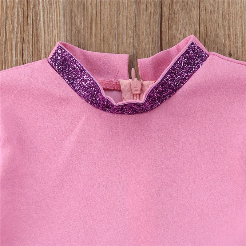 Newest 2019 Princess Toddler Kids Baby Girls Ruffle Party Autumn Winter Long Sleeve Wedding Pageant Dress | Детская одежда и обувь