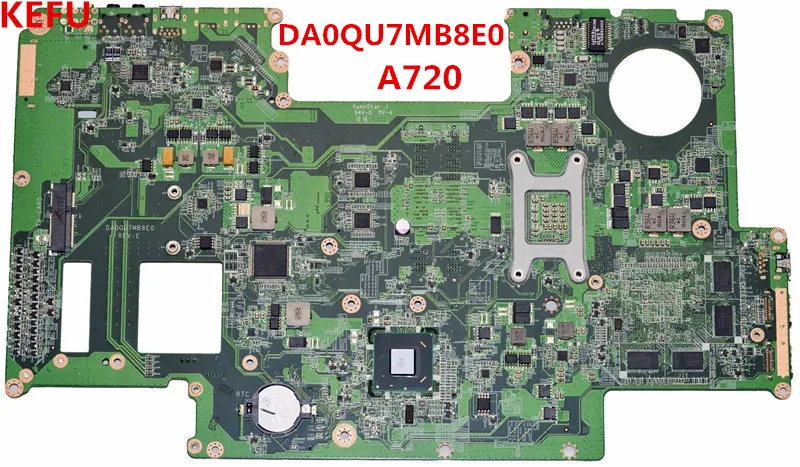 KEFU для Lenovo A720 материнская плата ноутбука материнской DA0QU7MB8E0 DDR3 | Компьютеры и офис