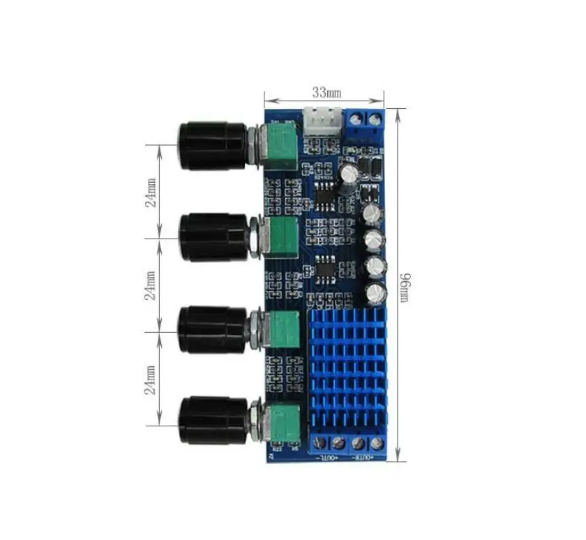 Двухканальный цифровой аудио усилитель TPA3116 D2 80 Вт + Вт|treble bass|amplifier boardpre amplifier board |
