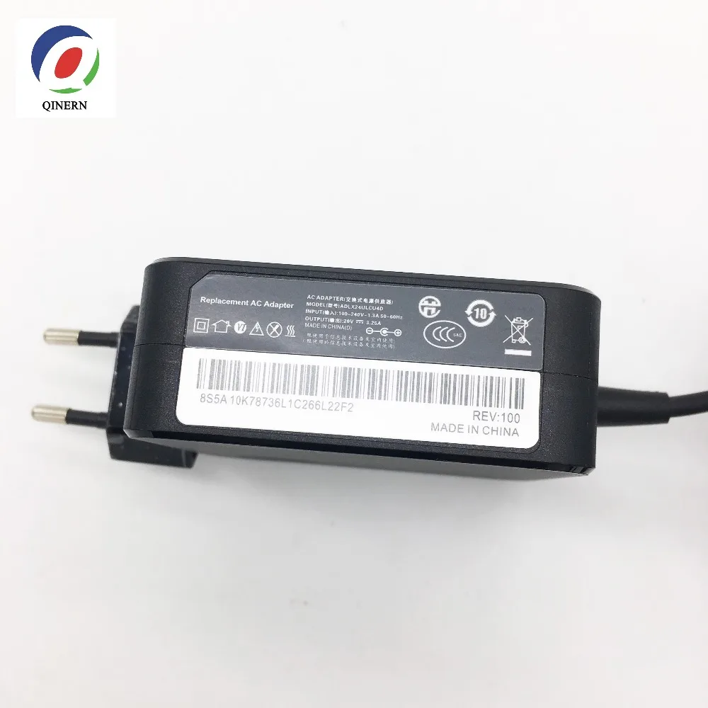 Адаптер для ноутбука QINERN EU 20V 3.25A 65W 4 0*1 7mm AC Lenovo IdeaPad100-15 B50-10 YOGA 510-14 310-14 710-13 |