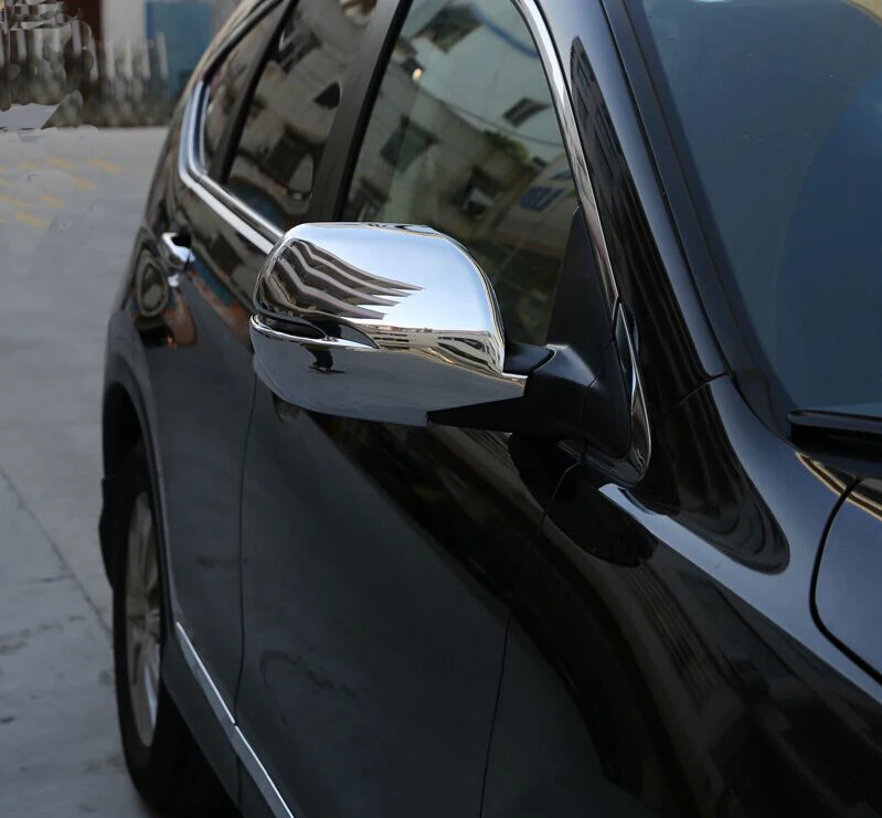 Для Honda CR V CRV 2015 2016 ABS Хромированная боковая зеркальная накладка|chrome side mirror cover|side