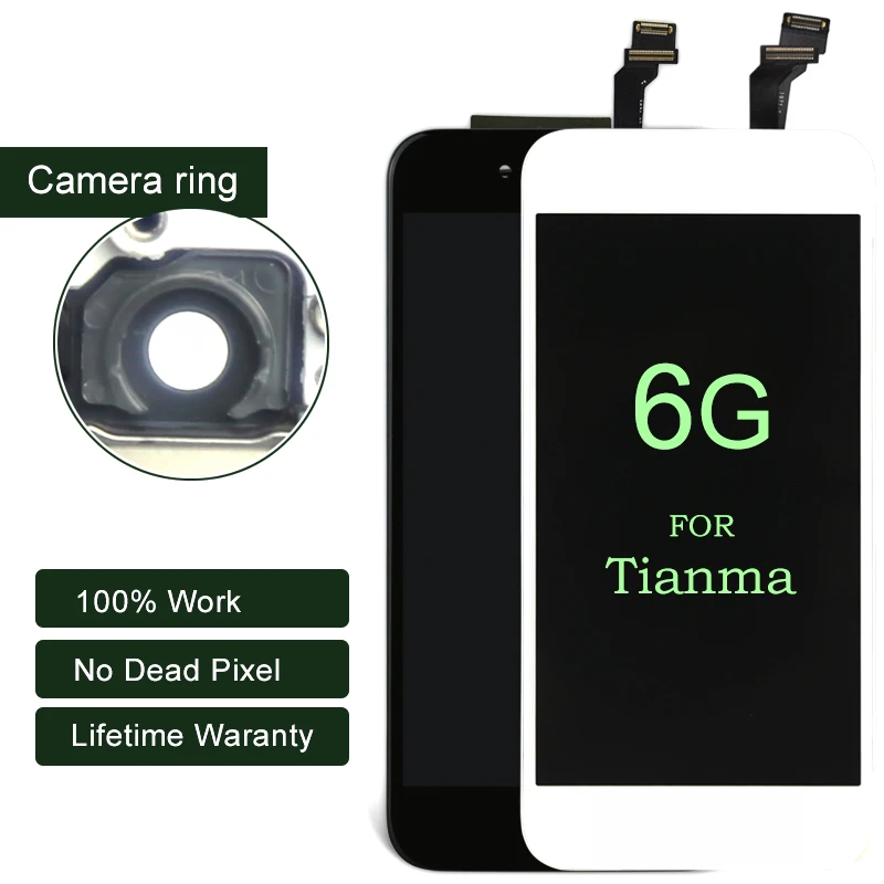 Премиум 10 шт. для iphone 6 LCD Tianma дисплей с сенсорным экраном 4 7 дюймов дигитайзер 6G