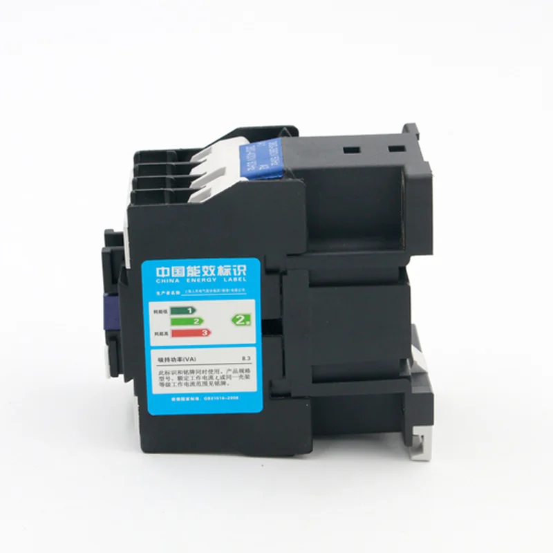 CJX2-1210 0910 контактор переменного тока 12A 9A 3 фазы 3-полюсный без напряжения катушки 380В 220В 50Гц Din рейку установлен 3 P + 1NO нормальный открытый контактор (art.: 7acb2f3b4) - 7acb2f3b4