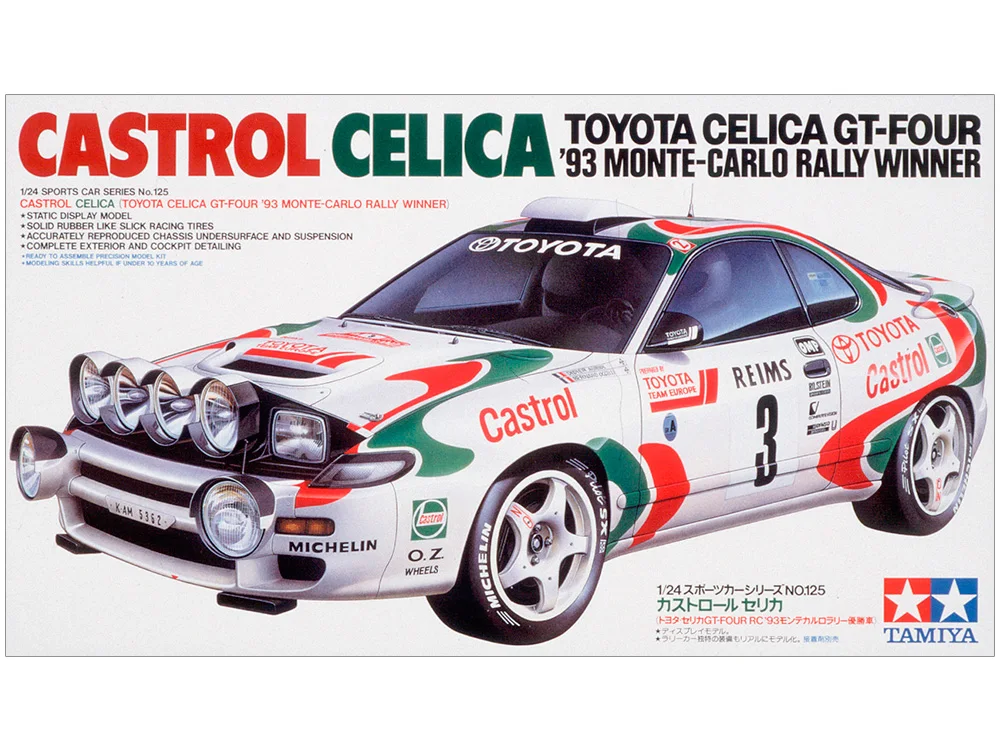1/24 Toyota Celica Monte Carlo 93 ралли Чемпион 24125 модель автомобиля