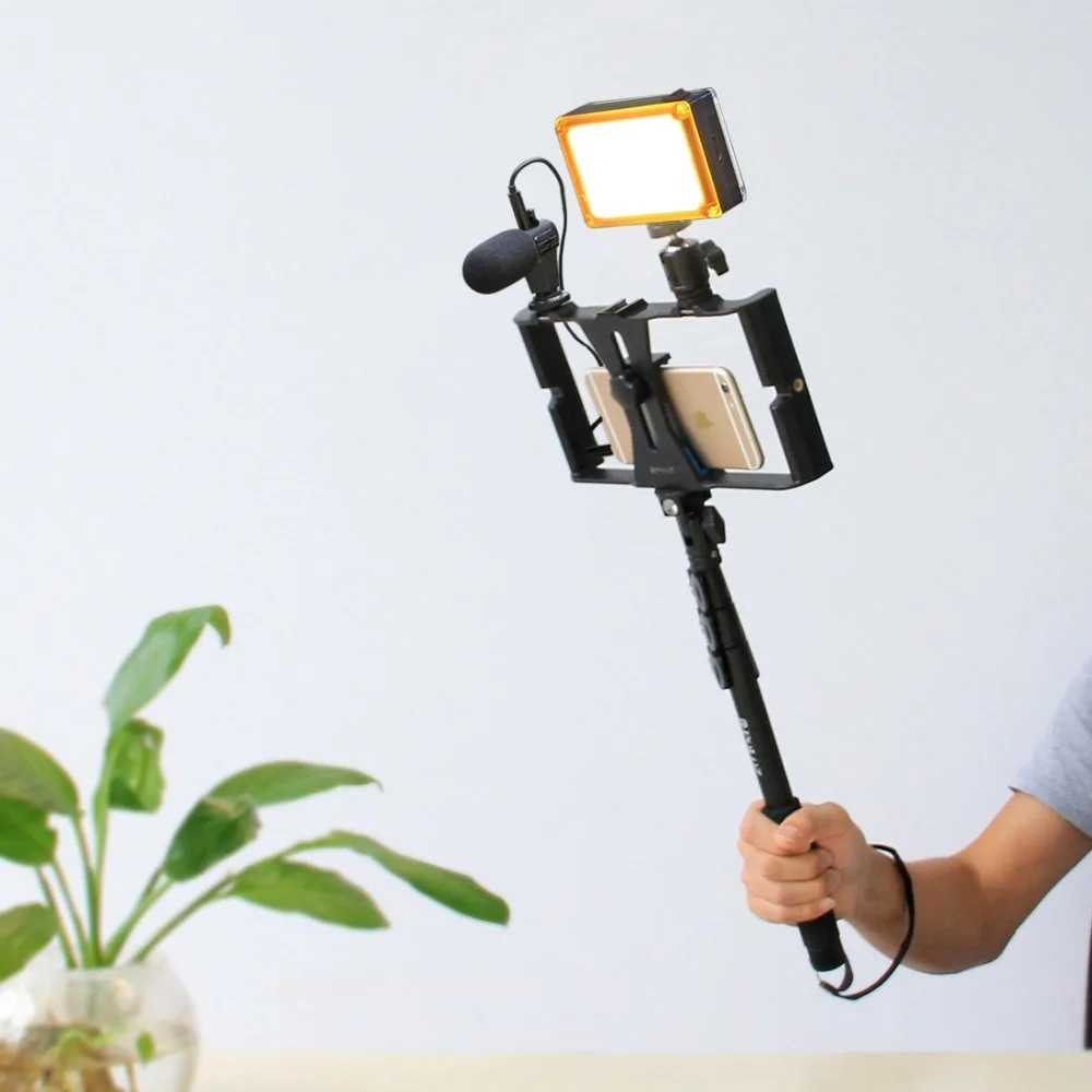 HandheldRig ручка пленка делая Риг стабилизатор Steadicam кронштейн держатель Колыбель телефон клип для iPhone, смартфон видео Риг