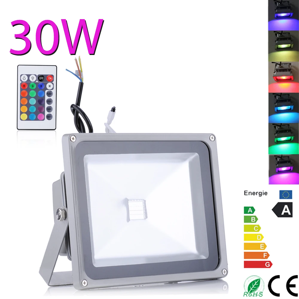 SZYOUMY RGB Светодиодный прожектор 10 Вт 20 30 50 70 100 светодиодный нарусветильник IP65
