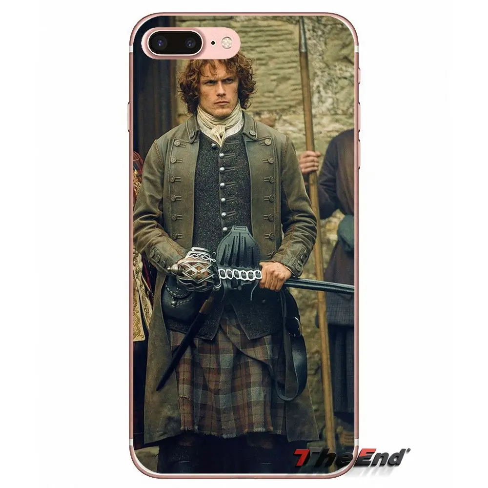 Прозрачный ТПУ чехол для HTC One M7 M8 A9 M9 M10 E9 Plus Desire 630 530 626 628 816 820 Motorola G G2 G3 Jamie Fraser