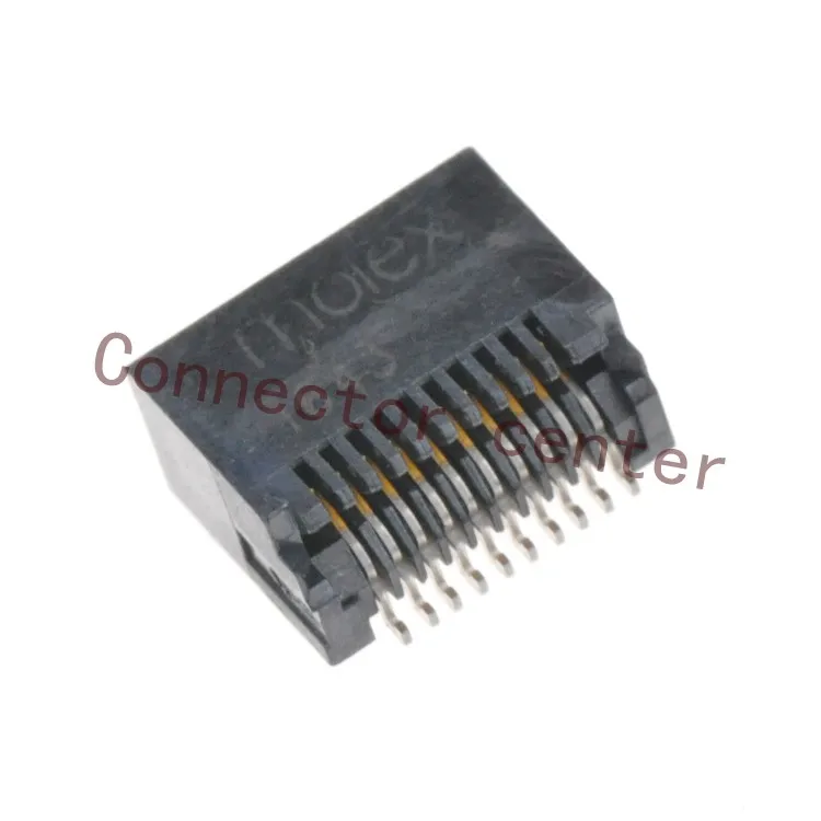 Original SFP Connector For Molex  0.8mm Pitch 20PIN surface Mount SMD 744410001