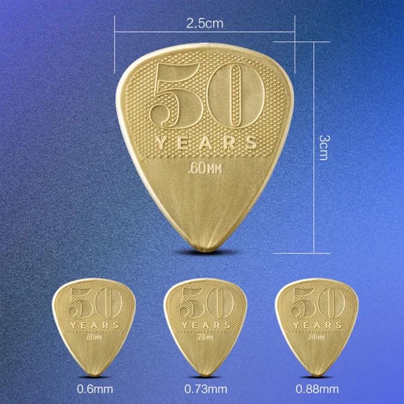 Медиаторы для гитары Dunlop 50 юбилей бас-медиатор аксессуары акустической