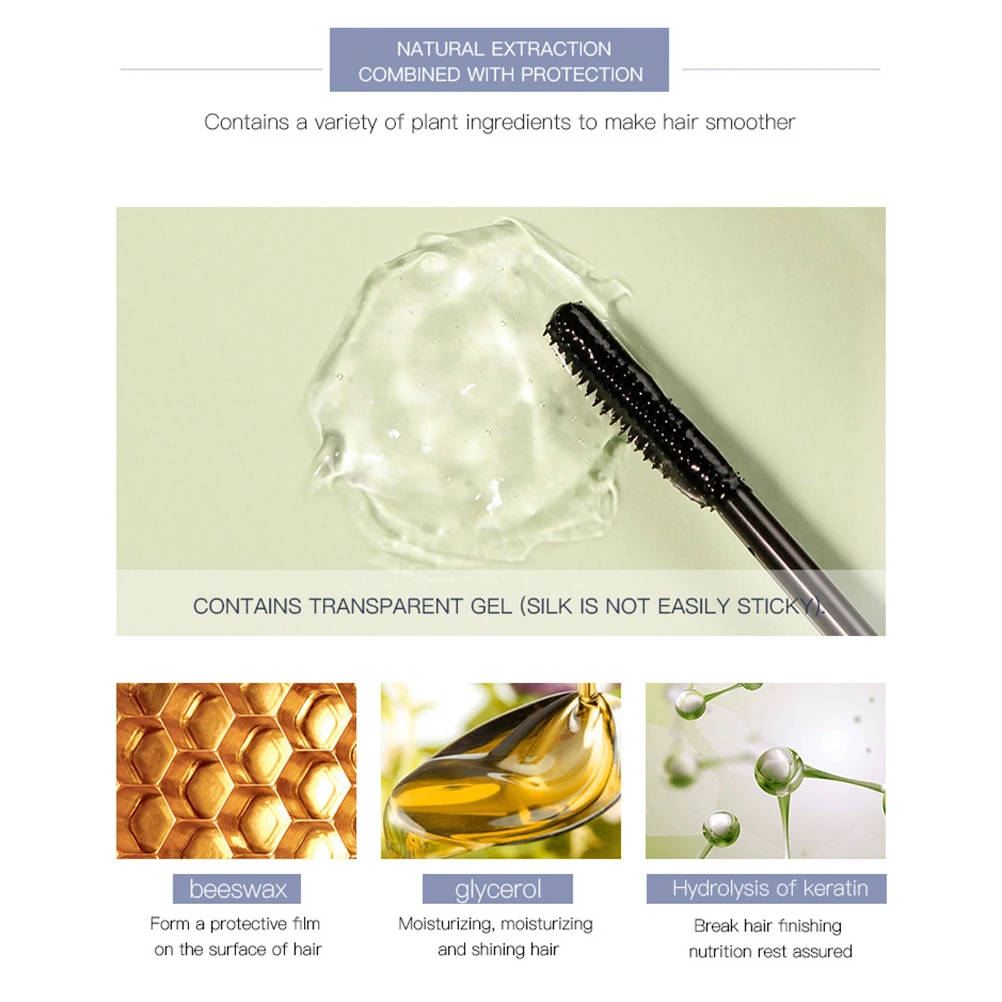 Палочка для укладки волос воск придания формы волосам шелковистый крем 18 мл |