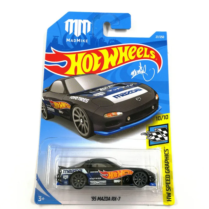 

2019 Hot Wheels 1:64 Car 95 MAZDA RX-7 Collector Edition Metal Diecast Cars Collection Kids Toys Vehicle For Gift