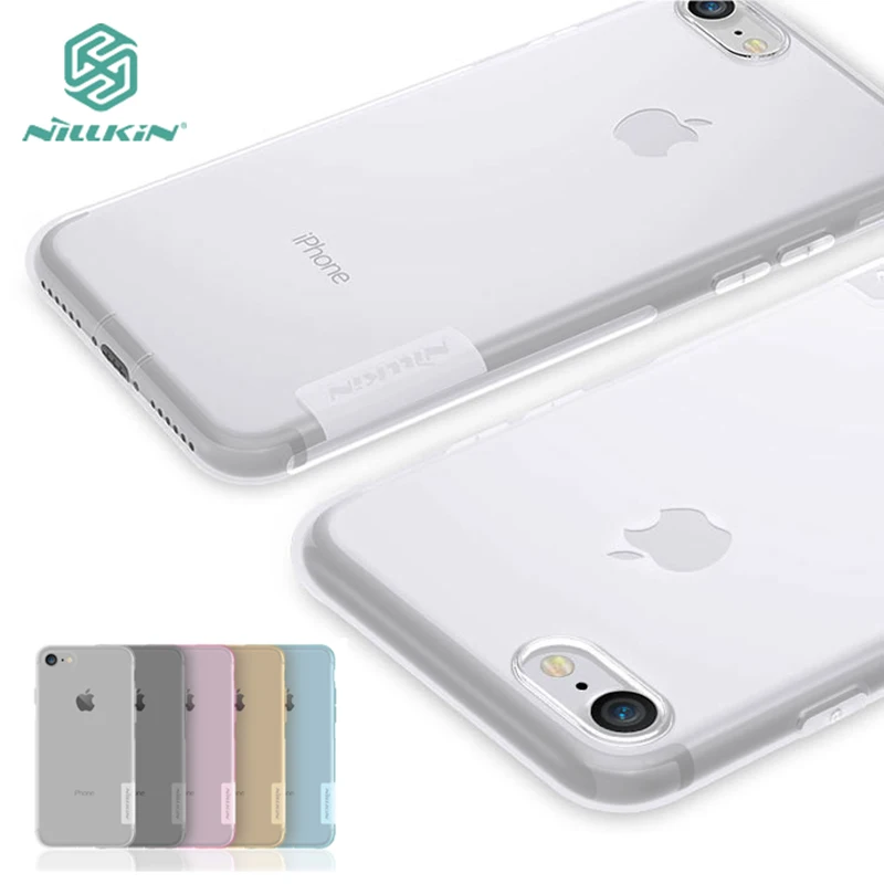 NILLKIN легкий тонкий ТПУ Прозрачный Ясно Мягкий Назад чехол Shield для iPhone 7 8 iPhone7 iPhone8