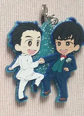 3 1 шт. llavero отаку катание анимация Yuri On Ice Yuri Viktor Отабек Алтын Мила бабичева брелок для ключей - Цвет: 3