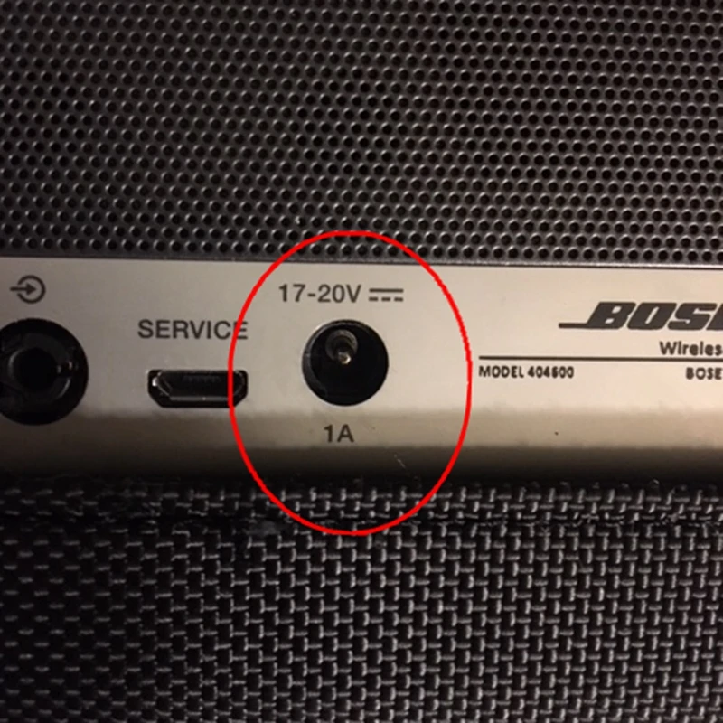 17 V-20 V 1A адаптер переменного тока Зарядное устройство 1000mA# "бозе SoundLink на возраст 1, 2, 3, мобильный Динамик 404600 306386-101 17V 20V 1A вилка стандарта ЕС/США