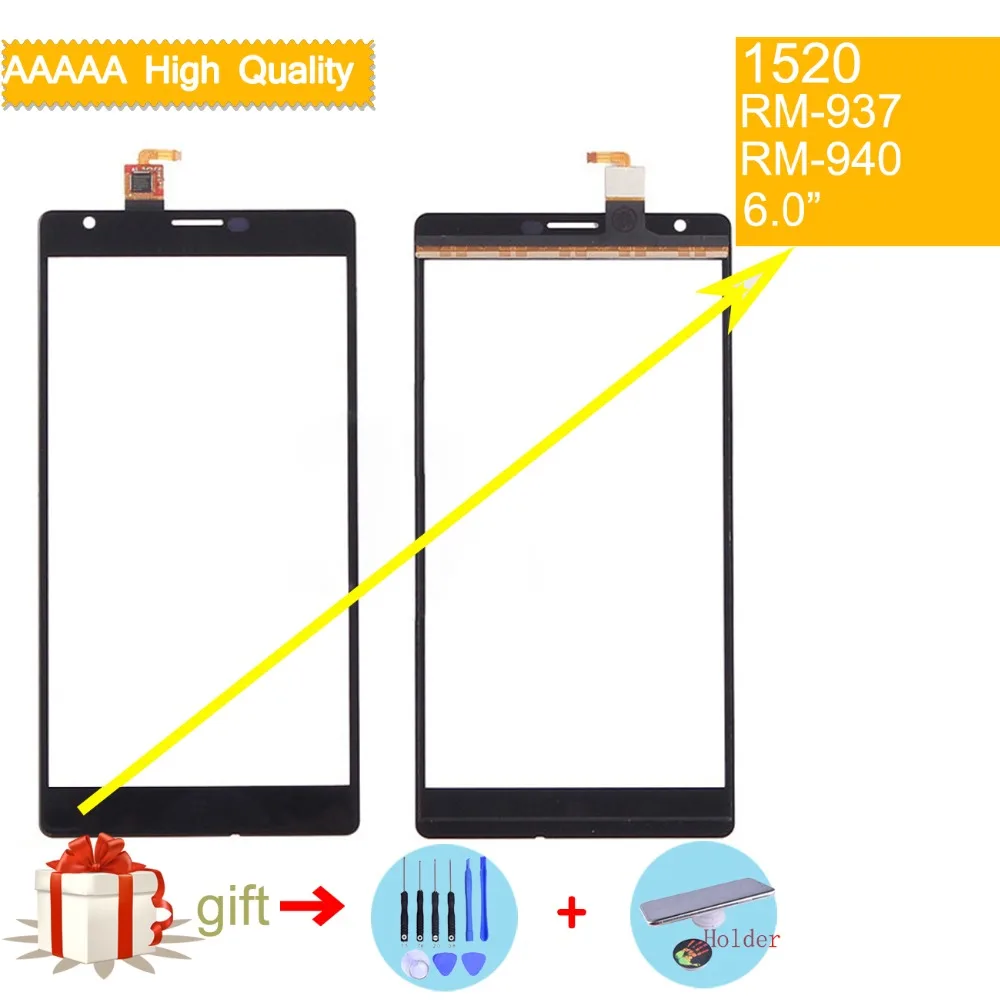 Сенсорный экран для Nokia Lumia 1520 N1520 RM 937 940 сенсорный дигитайзер Стекло Объектив
