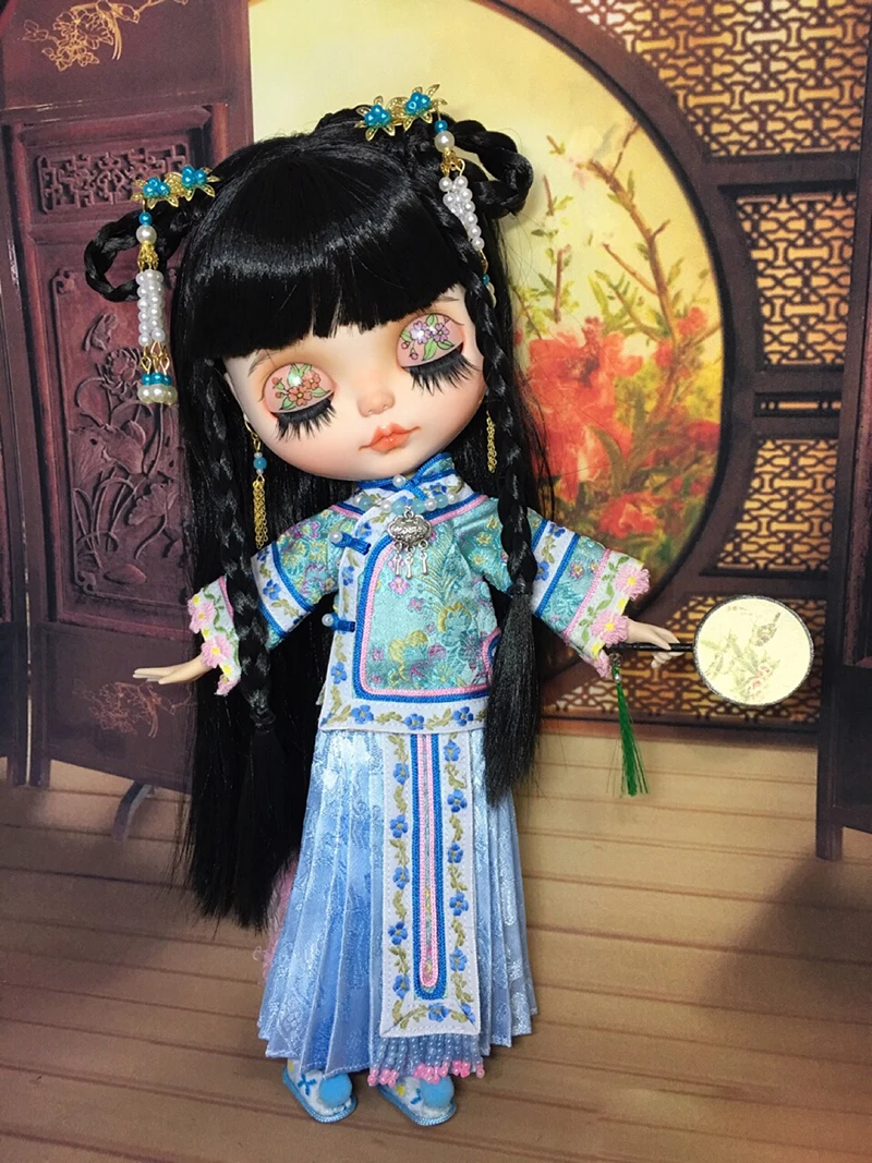 Платье для кукол blyth 1/6 высокое качество 2 шт./компл. = топ + юбка | Игрушки и хобби