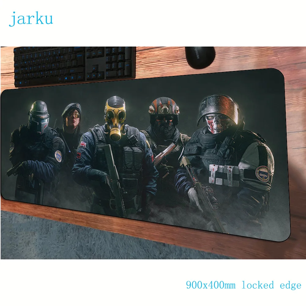 Коврик для мыши rainbow six 900x400 мм коврик высокое качество лучший игровой геймер