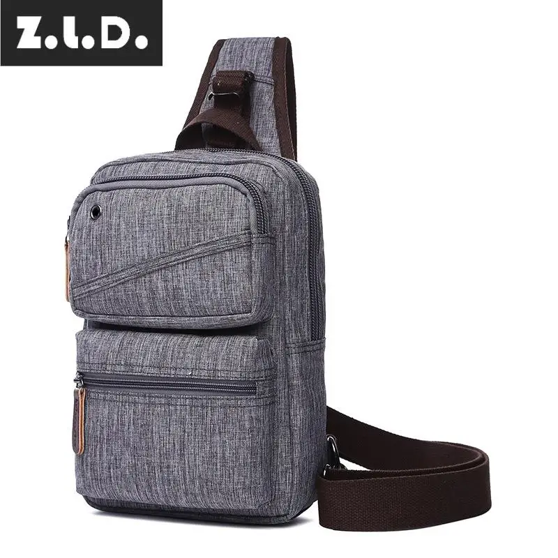 Z.L.D. Новая портативная Повседневная холщовая уличная сумка однотонная модная