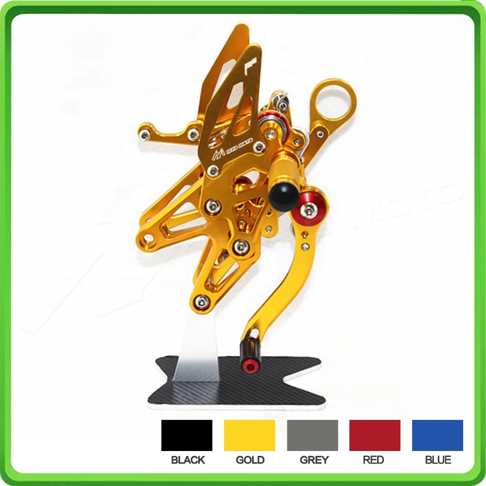 

Регулируемые Наборы задних подножек для BMW S 1000 RR S1000RR 2009 2010 2011 2012 2013 2014 HP4 Gold