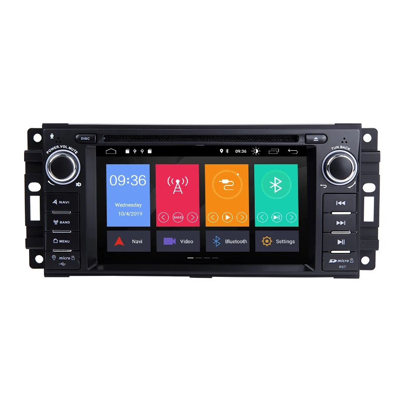 Xonrich AutoRadio1 Din Android 9 0 автомобильный dvd плеер для Chrysler 300c Jeep Compass/Dodge/ram/Grand Cherokee Wrangle gps