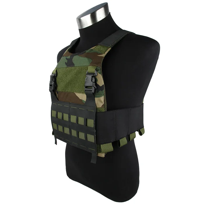 

TMC Tactical Low Profile Plate Carrier Ferro FCSK Woodland Hypalon Flap(SKU051005)