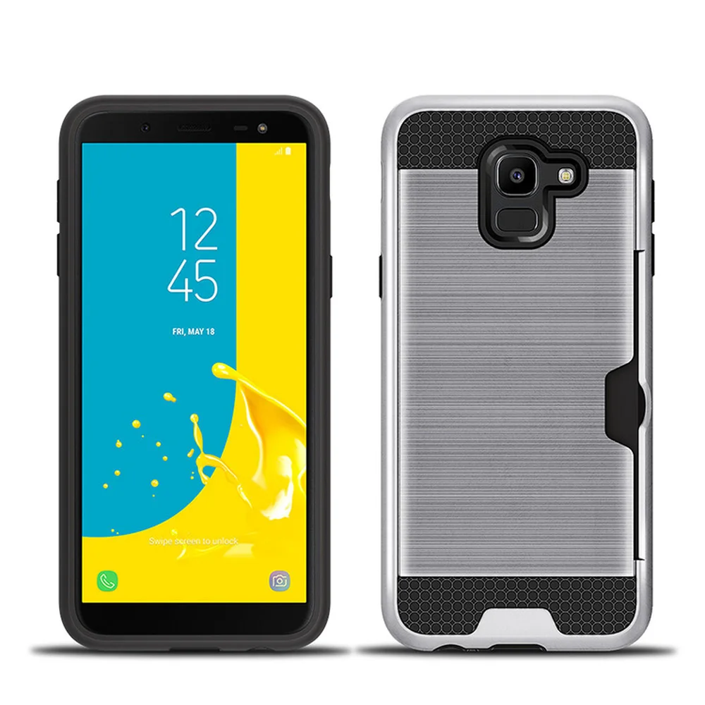 Полузавернутый чехол для задней карты Samsung Galaxy A3 A5 A7 2017 S10 Lite S8 S9 A6 A8 Plus J3 J7 J4 J6 J8 J2 Pro