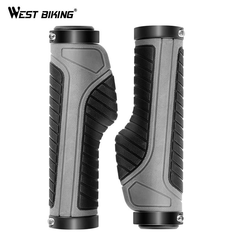 WEST BIKING резиновые противоскользящие Грипсы для руля велосипеда|Упоры рук на руль