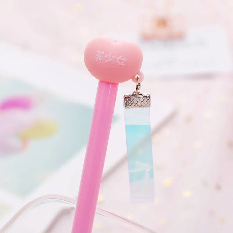 2 шт./лот мультяшная милая лента с сердечками и надписью Kawaii новинка креативная