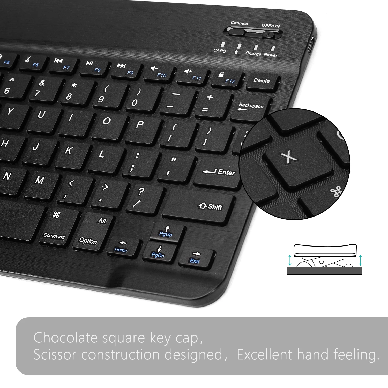 GOOJODOQ 1" Bluetooth клавиатура для iPad Pro 11 12,9 10,5 Air 2 3 Mini 4 для iPad 10,2 клавиатура Мини Беспроводная Teclado