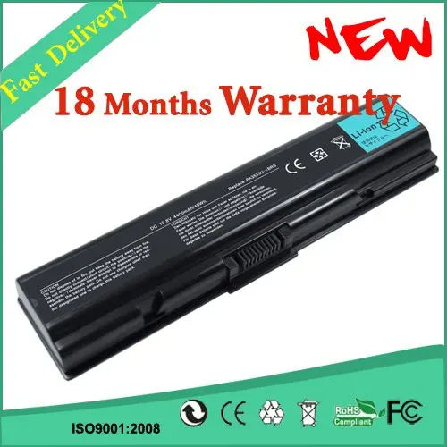 Аккумулятор для ноутбука Toshiba Satellite A200 A205 A210 A215 A300 L300 M200 6 ячеек PA3534U-1BRS 5200 мАч |