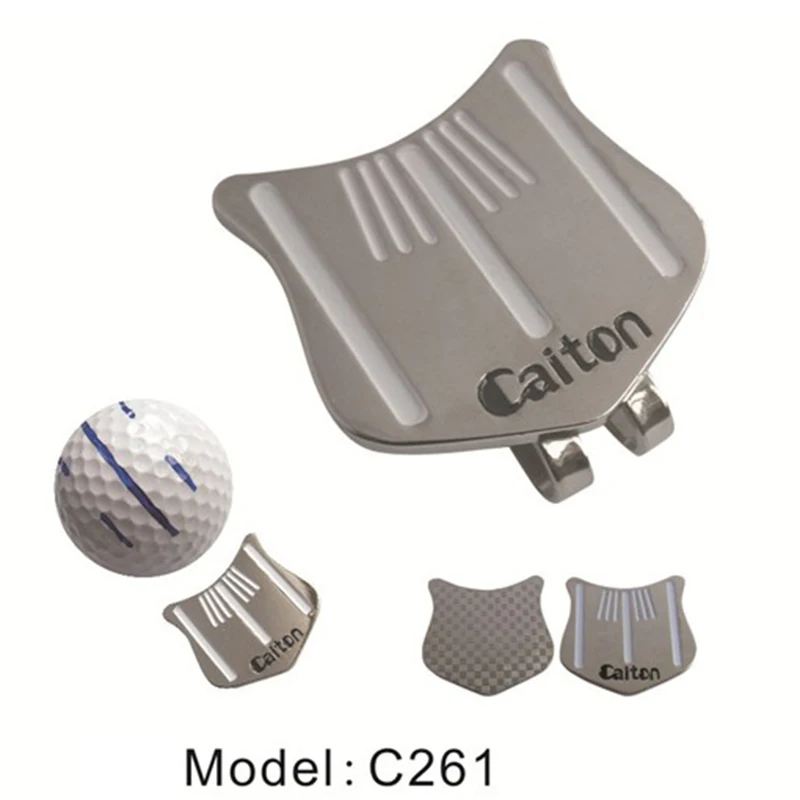 

Golf Cap Clip Golf Ball Aiming Marker Alloy Professional Accessories Golf Training Tool Hot Sale