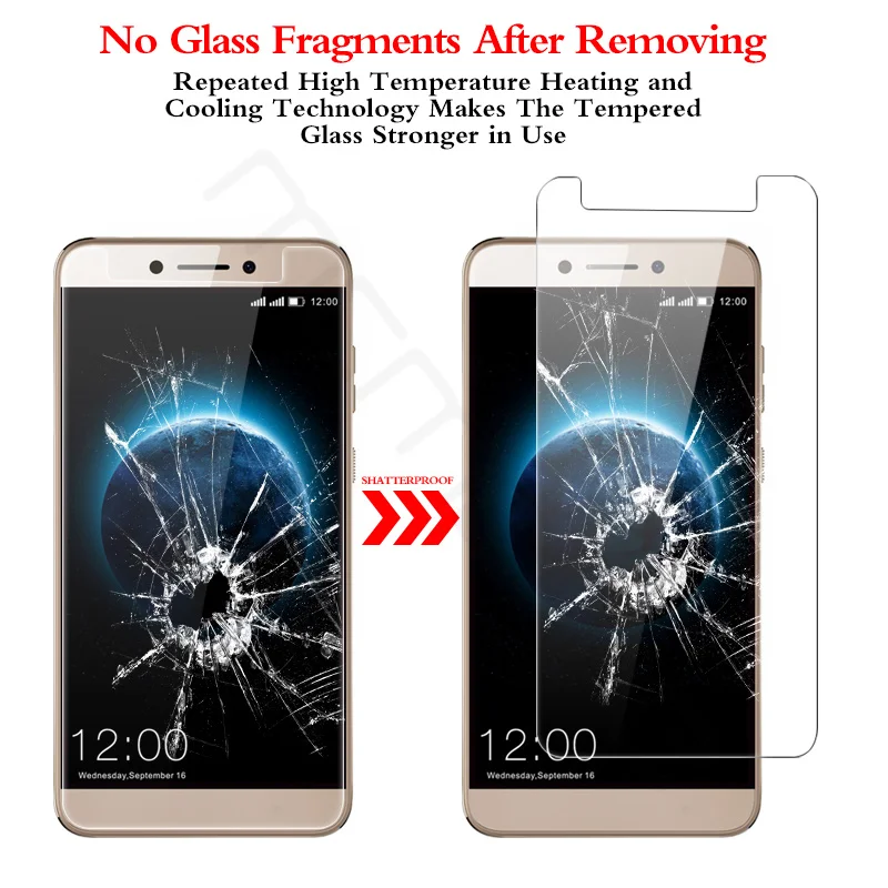 Leagoo T8s закаленное стекло 5 ''Leagoo Защитная пленка для экрана 9H 2.5D ультра тонкая