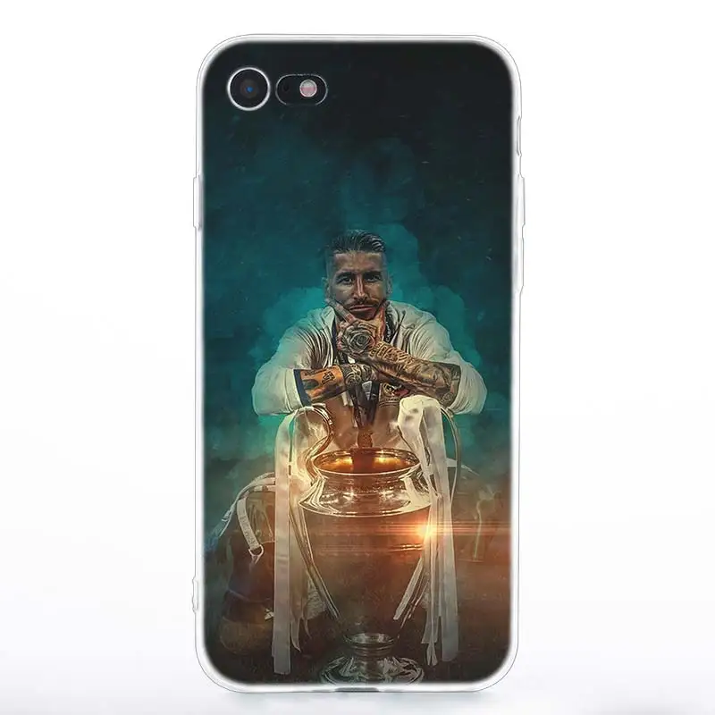Прозрачный силиконовый чехол Sergio Ramos SR4 модный для iPhone 11 11Pro XS MAX XR X 8 7 6S 6 Plus 5S чехол для телефона - Цвет: Style 04