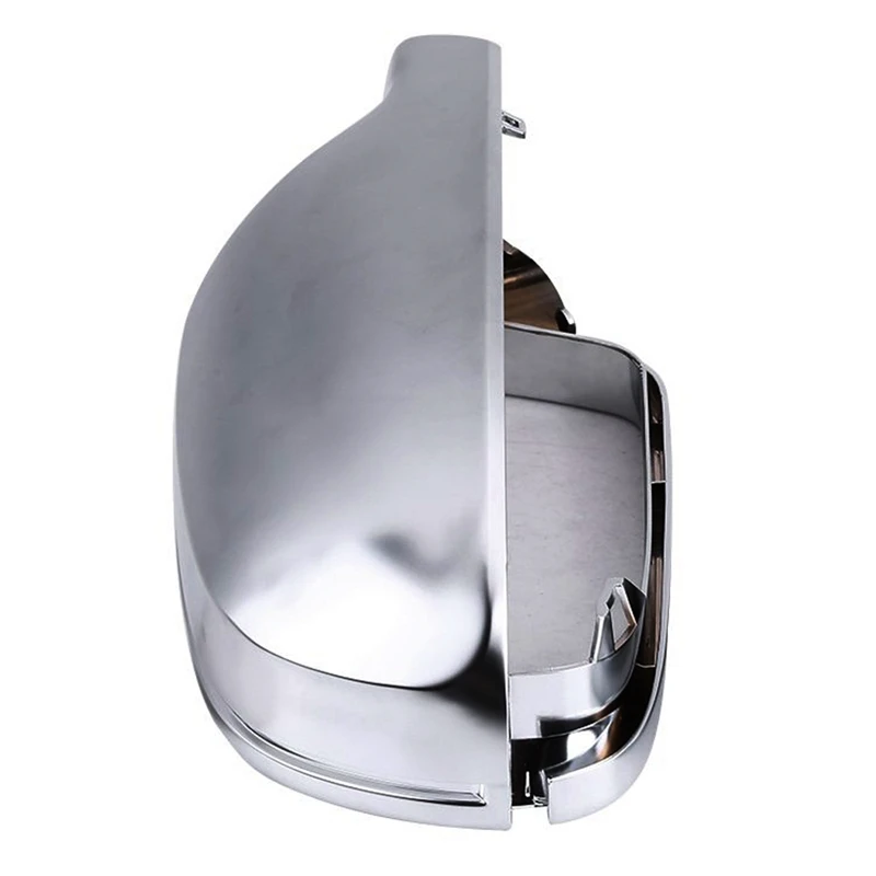 1 пара зеркальных чехлов заднего вида Защитная крышка матовый хром для Audi A3 A4