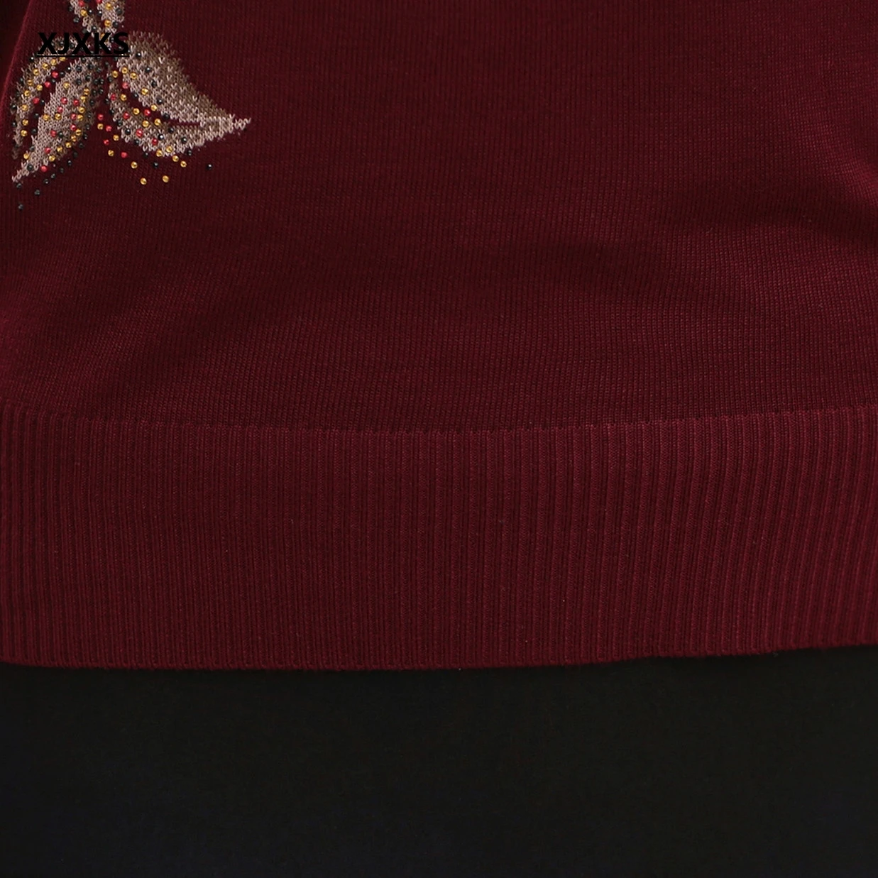 XJXKS Womens Jumpers 2020 Knitwear For Women Sweaters And Pullovers Comfortable Three Quarter Sleeve Thin Sweater Knitting Tops | Женская
