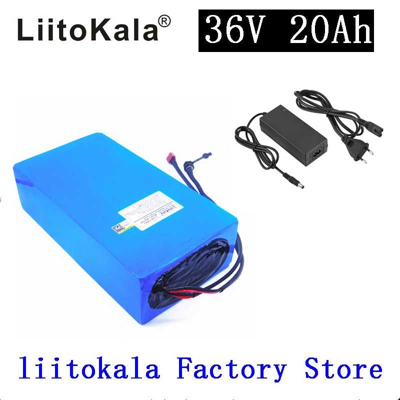 LiitoKala 36 V литиевая батарея 36 V 20AH Электрический велосипед батарея 36 V 1000 W скутер батарея с 30A BMS и 42 V 2A зарядное устройство