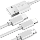 USB кабель для зарядки и передачи данных для ligtning, Micro USB кабель типа C кабель для iPhone X 8 7 6 5 0,25 м 1 м зарядное устройство для мобильного телефона шнур