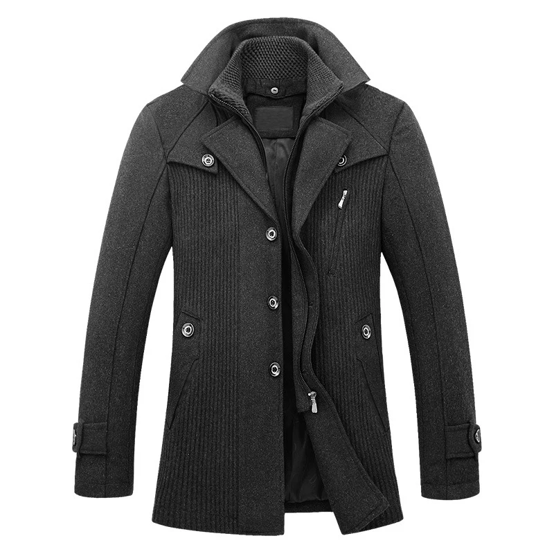 

2021 New Casual Medium Long Cappotto Di Lana