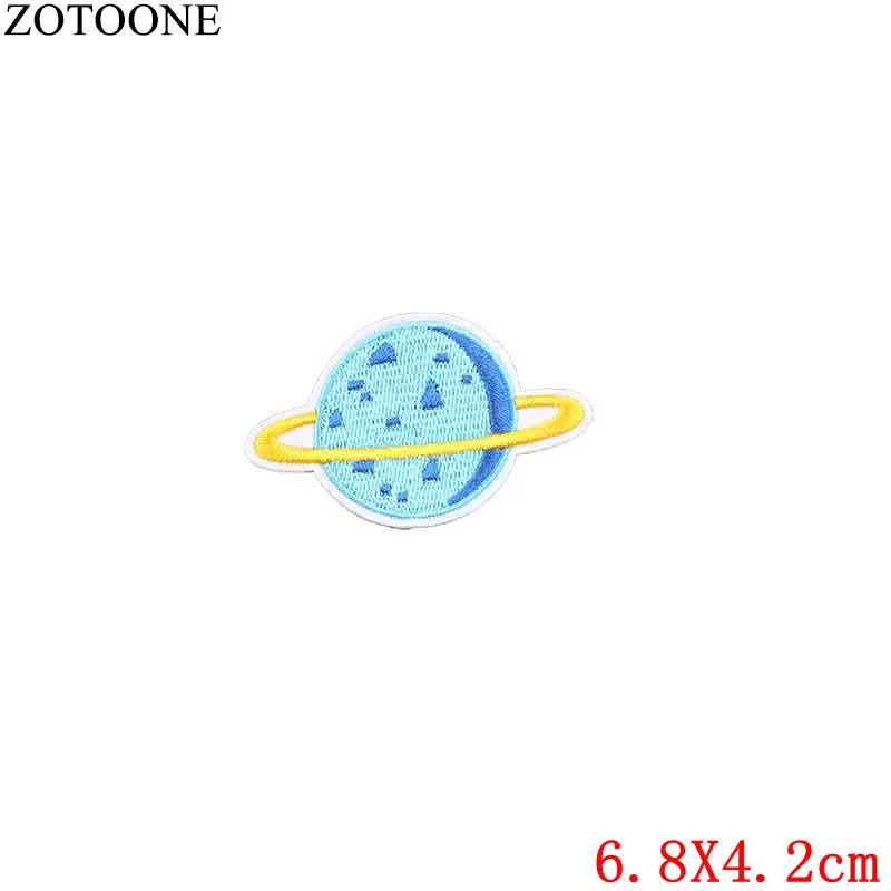 Нашивки ZOTOONE с планетами наклейки в виде сердца самодельные нашивки
