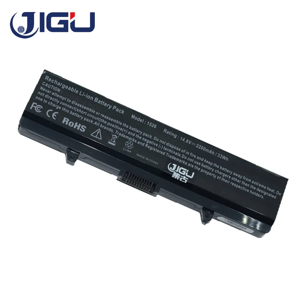 JIGU Аккумулятор для ноутбука DELL INSPIRON 1525 1526 1545 1440 1750 HP297 GW240 RN873 312 0626 0634 0XR693 0625|laptop battery