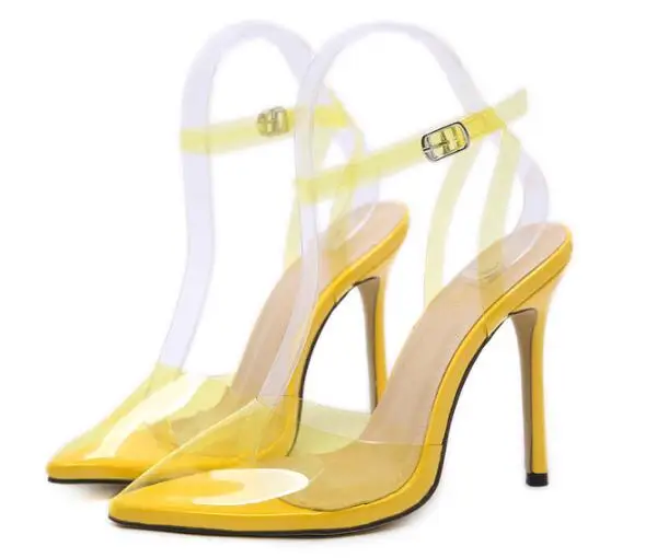 Женская летняя обувь женская zapatos mujer женские прозрачные пикантные сандалии