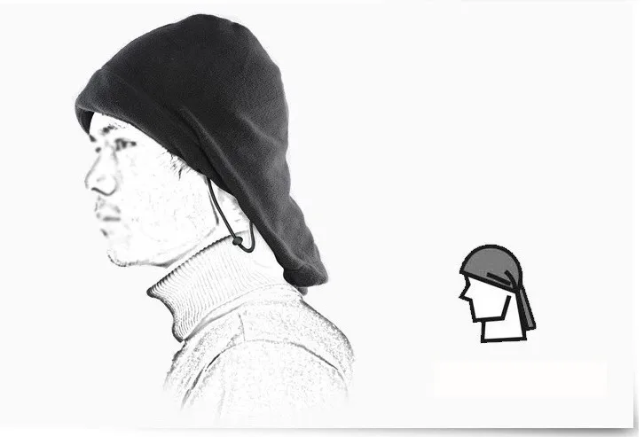 Уличная тактическая маска для лица зимний тепловой капюшон на все лицо походов