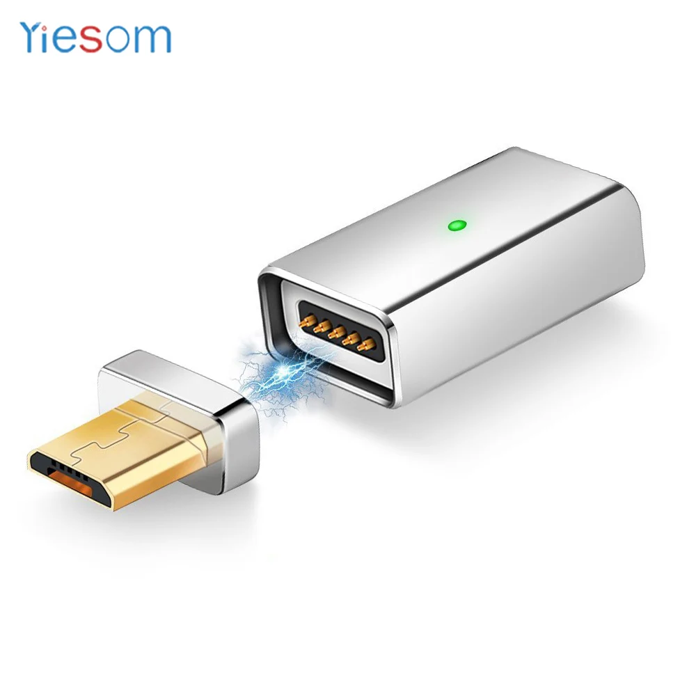 Micro usb кабель для зарядки металлический штекер Магнитный адаптер для передачи данных зарядное устройство для SAMSUNG S6 S7 S7 Edge XiaoMi huawei Android Phone