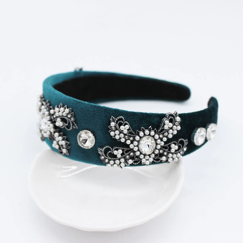 Новинка горячая Распродажа роскошная повязка на голову в стиле барокко со