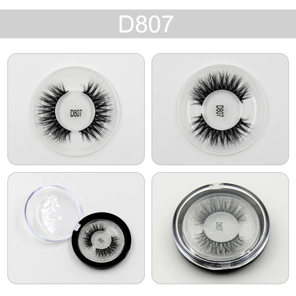 Популярные 1 пара красивые толстые длинные норковые ресницы макияж 3D накладные