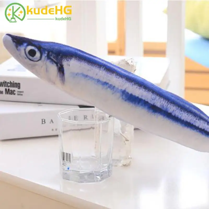 Plush Creative 3D Carp Fish Shape Cat Toy Gift Cute Simulation Playing For Pet Gifts Catnip Stuffed Pillow Doll 23 | Дом и сад