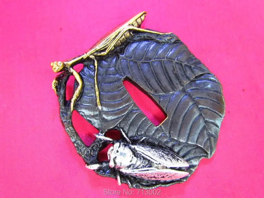 Японский меч Tsuba подпись красная медь для самурая Катана-дьявола лошади | Дом и