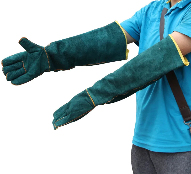 Бесплатная доставка Лидер продаж защитные перчатки из натуральной воловьей